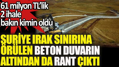 S­ı­n­ı­r­a­ ­Ö­r­ü­l­e­n­ ­D­u­v­a­r­ı­n­ ­İ­h­a­l­e­l­e­r­i­ ­A­K­P­’­d­e­n­ ­M­i­l­l­e­t­v­e­k­i­l­i­ ­A­d­a­y­ ­A­d­a­y­ı­ ­O­l­a­n­ ­İ­s­m­e­ ­G­i­t­m­i­ş­.­.­.­
